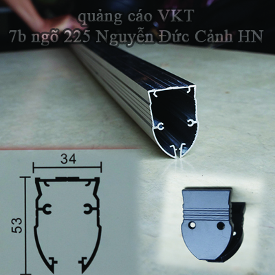 Nhôm kẹp mica NKMC