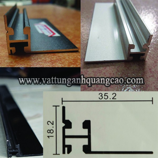 Nhôm Hít nam châm bản 3,35cm NSMN04