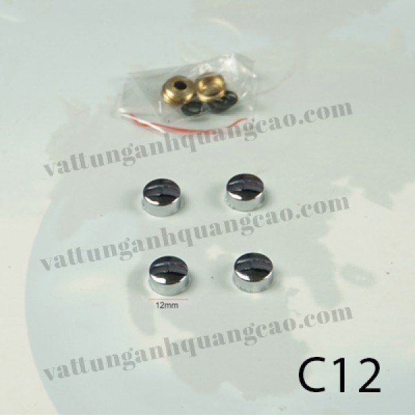 Chụp mũ ốc mạ bac