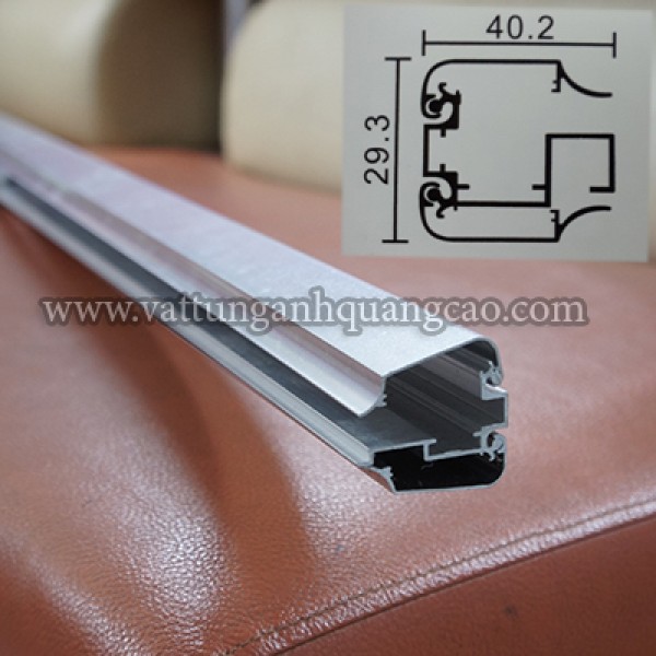 Nhôm hộp đèn siêu mỏng nắp sập 2 mặt